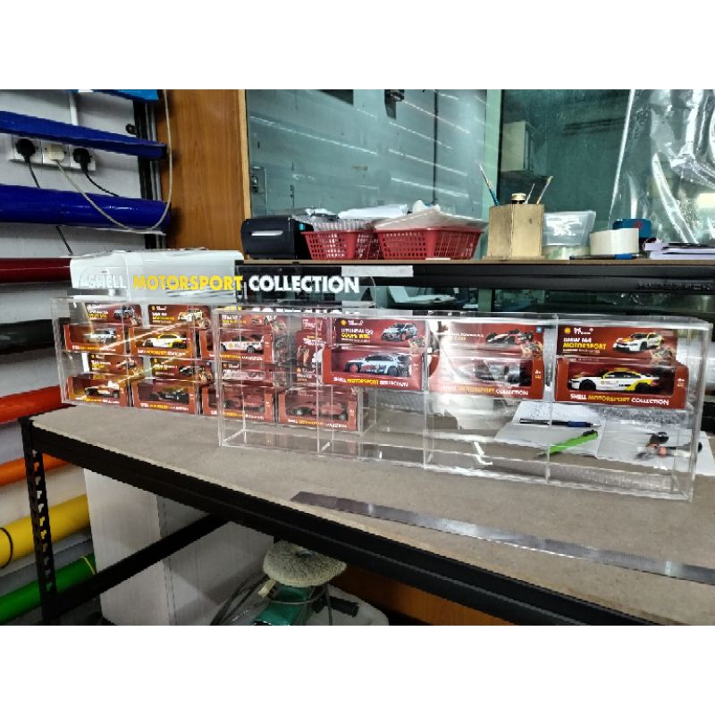 display rack diecast🔥shell motorsport🔥 | Shopee Malaysia