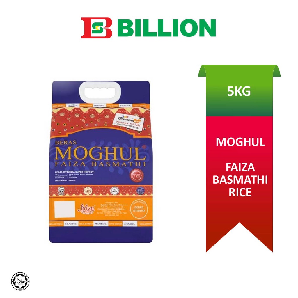 MOGHUL Faiza Beras Basmathi 5kg Shopee Malaysia