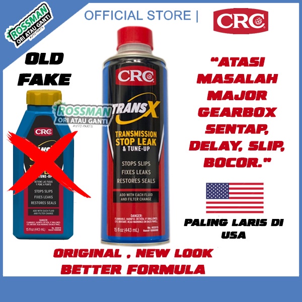 New Pack CRC TransX Automatic Transmission STOP LEAK & TUNEUP (444ml