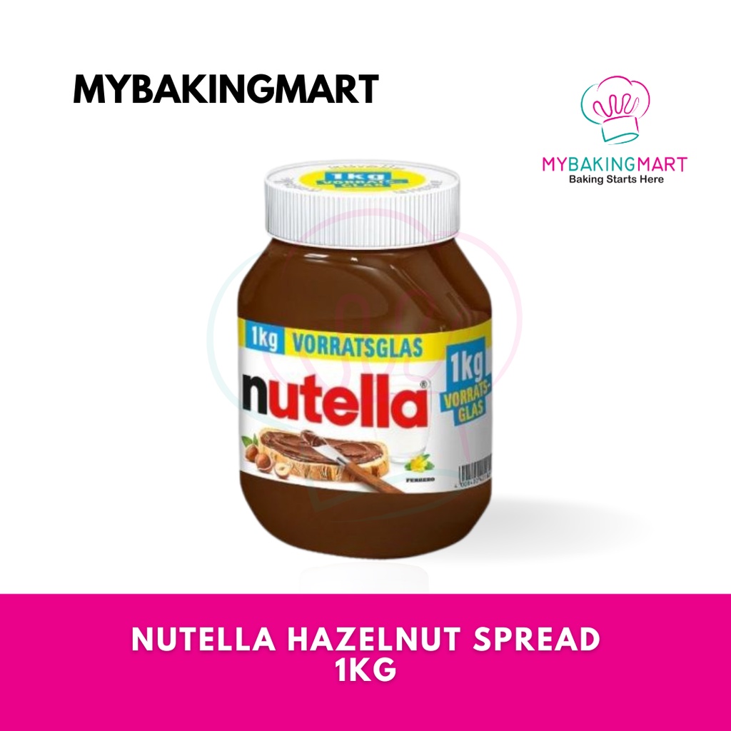 Mybakingmart | Nutella Hazelnut Spread 1kg x 1 Bottle | Shopee Malaysia