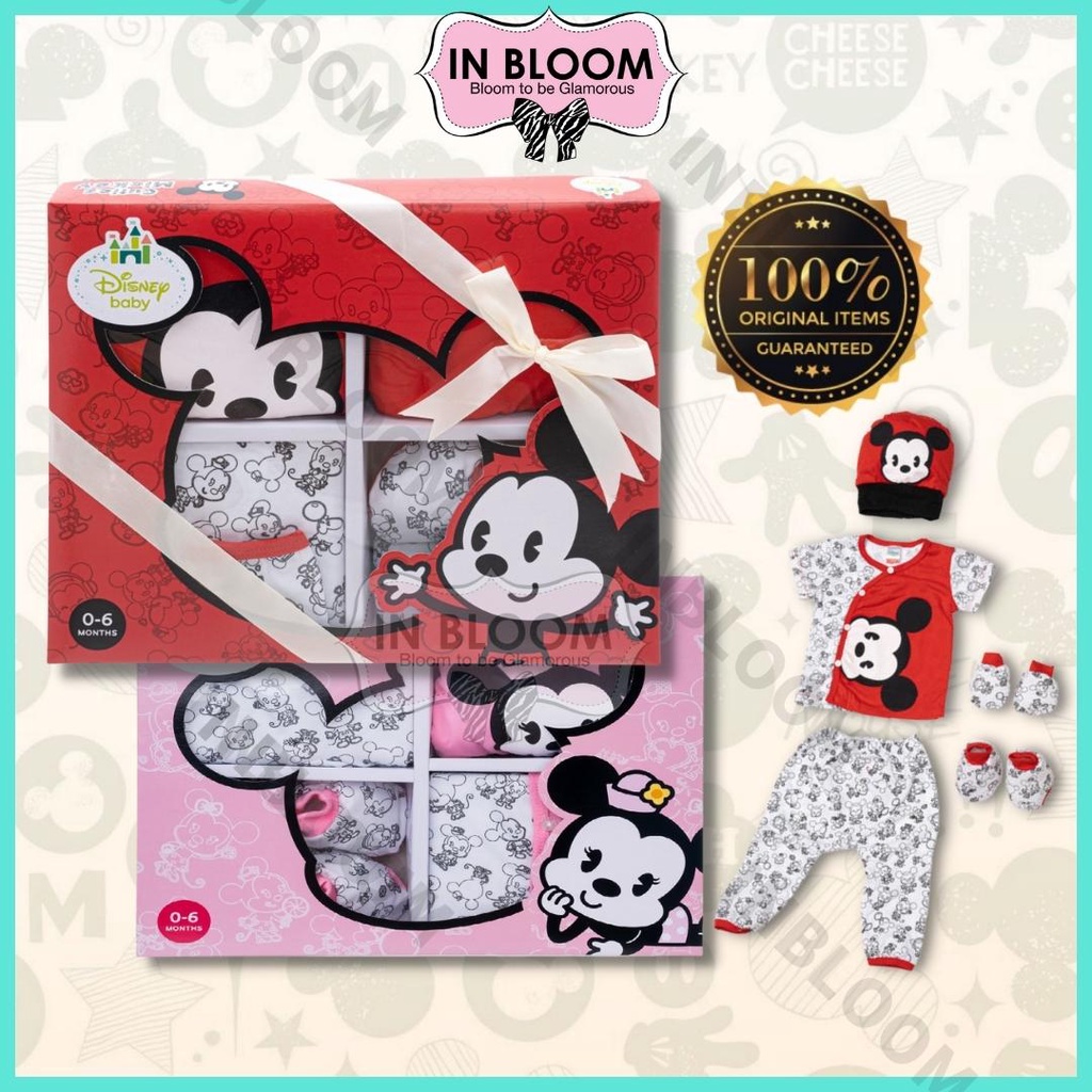 Disney Baby Gift Set 5 pcs for newborn baby 06 months Newborn Set