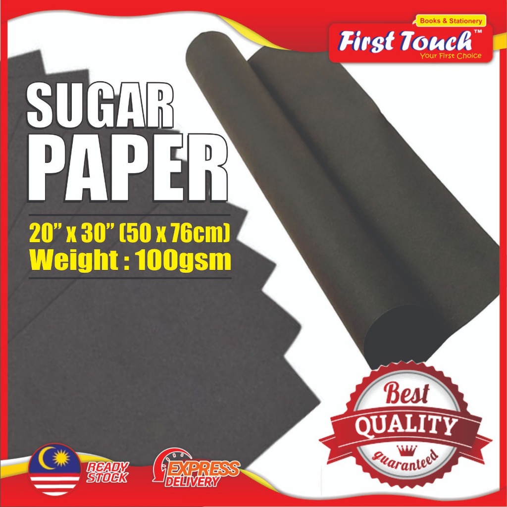 Black Sugar Paper 100gsm 20" x 30" (10 sheets / roll) Shopee Malaysia