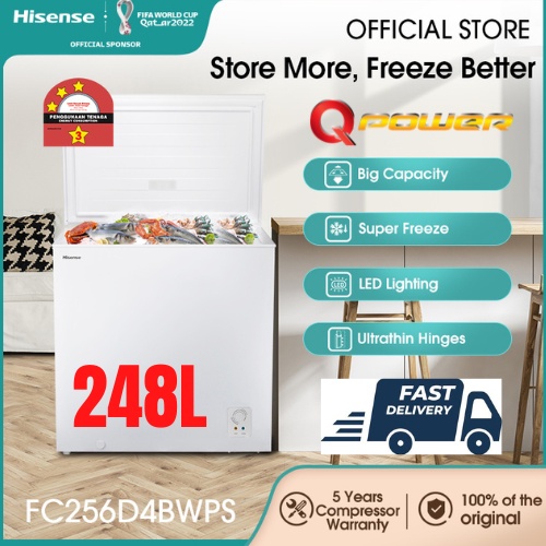 HISENSE CHEST FREEZER 8 IN 1 FUNCTION GROSS 198L Shopee Malaysia