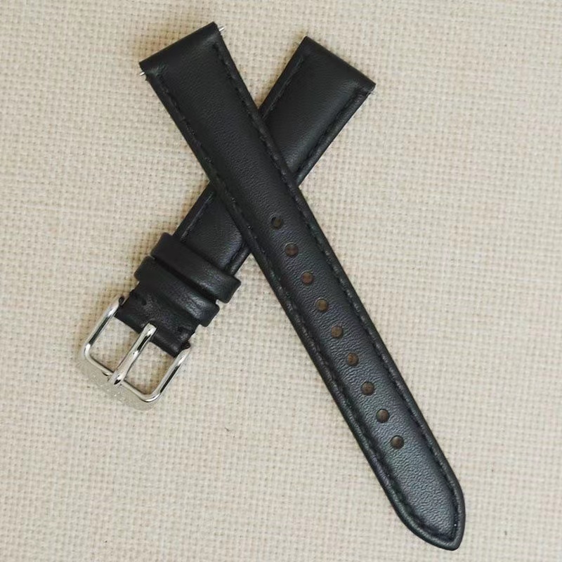 FOSSIL watch strap 14 16 18 20mm brown female leather strap ...