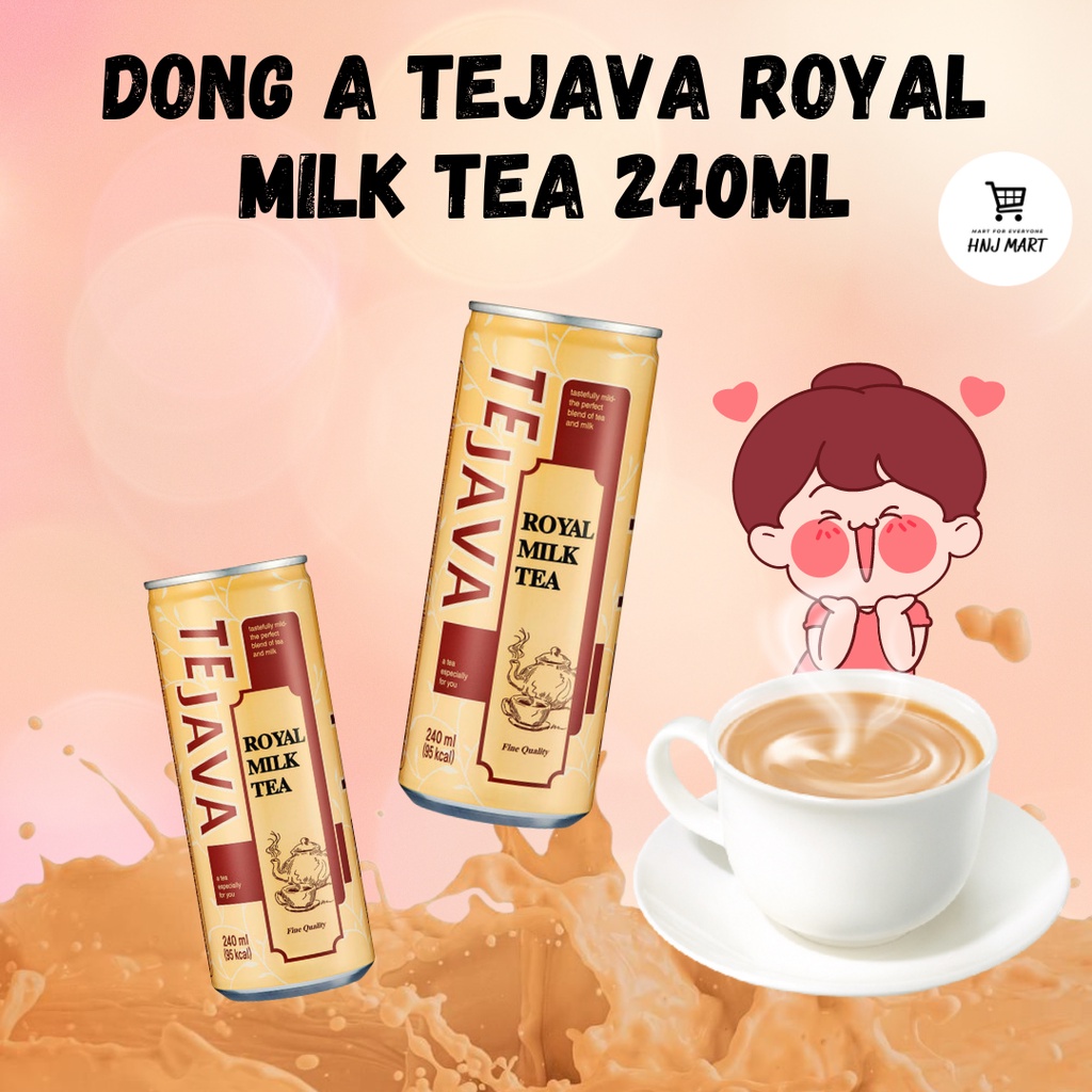Dong A Tejava Royal Milk Tea 240ml | Shopee Malaysia
