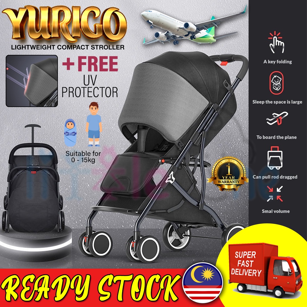 Little One Baby Compact Stroller Cabin YURIGO Lightweight New Born