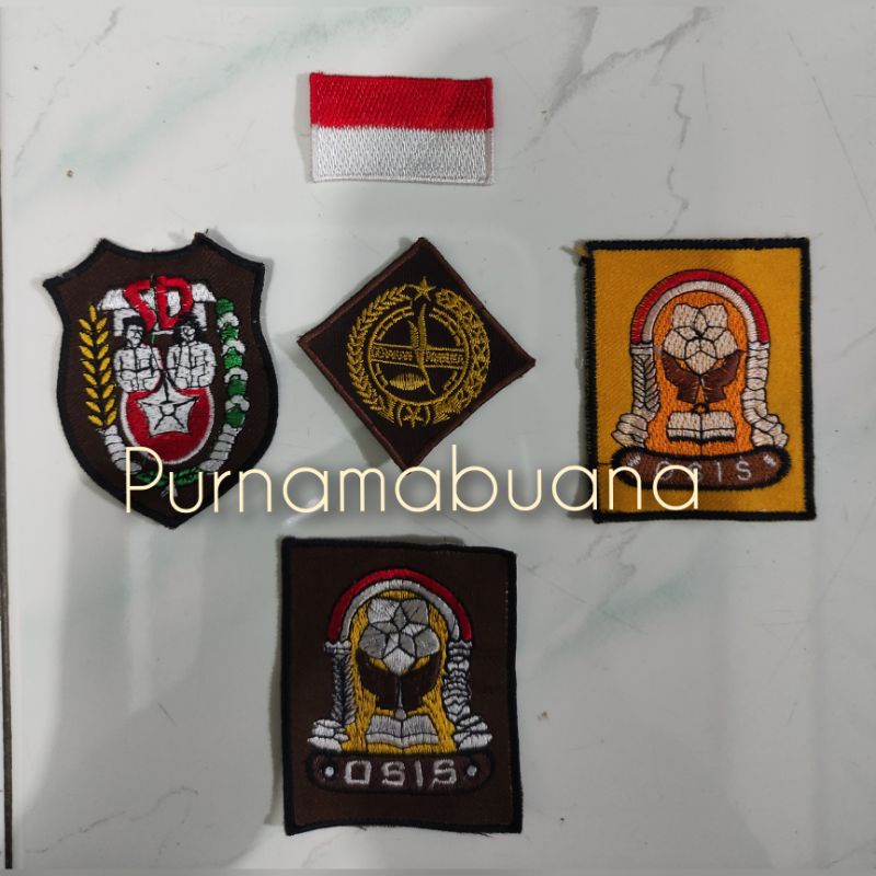 Bed Embroidery SD SMP SMA Flag TRIKI Scouts | Shopee Malaysia