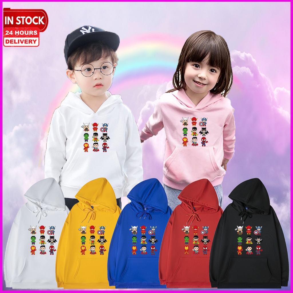 Kids superhero outlet hoodies