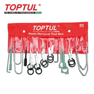 4PCS Tweezers Set - TOPTUL The Mark of Professional Tools