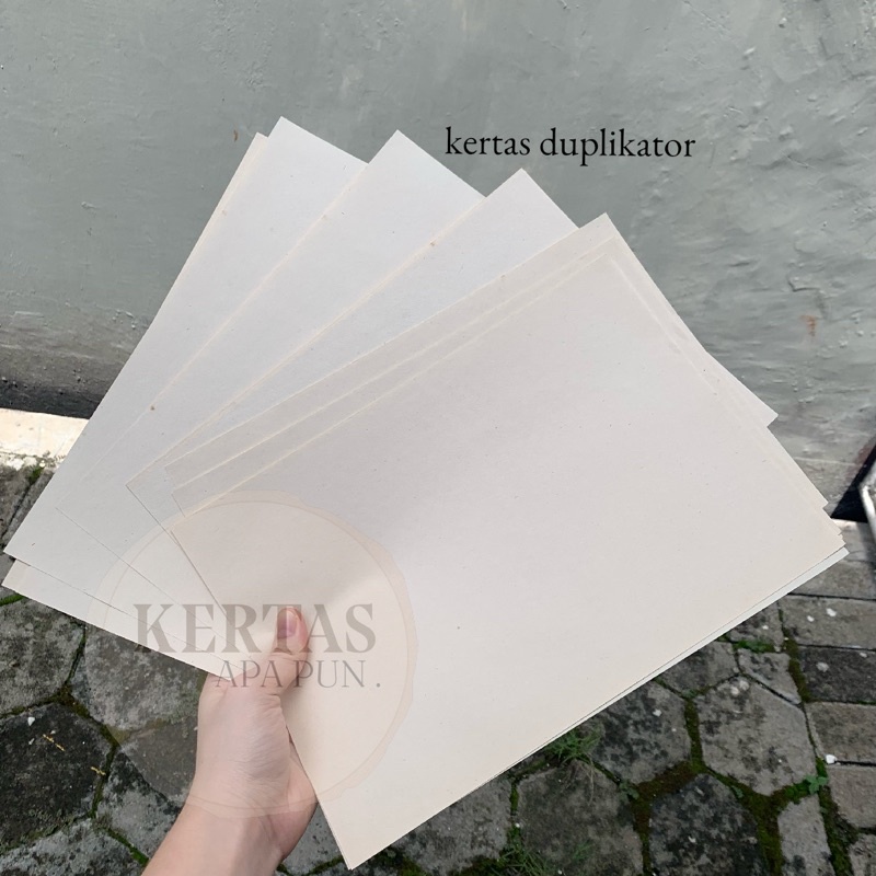 PUTIH Duplicate Bookpaper 70 gr gram gsm A4 F4 Vintage White Paper Old ...