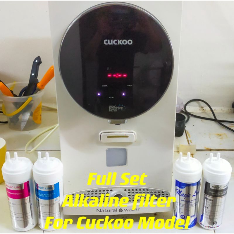 Alkaline filter set for Cuckoo King Top Water Filter Replacement ...