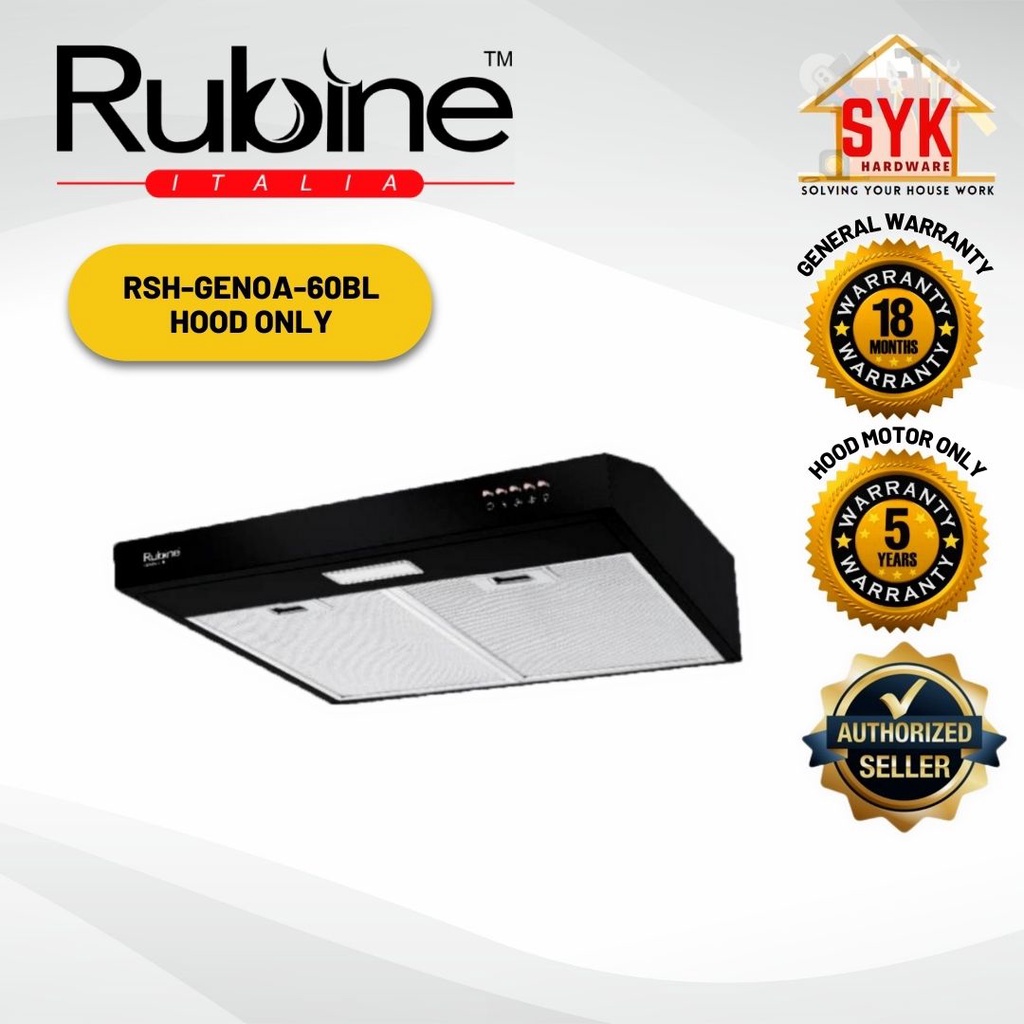 SYK Free Shipping Rubine Slim Hood Genoa Series Kitchen Hood and Hob