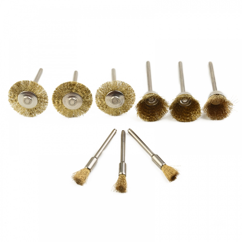 Wire brush Removal Wheels For die grinder Kit Rotary Set Shank Tools 1/