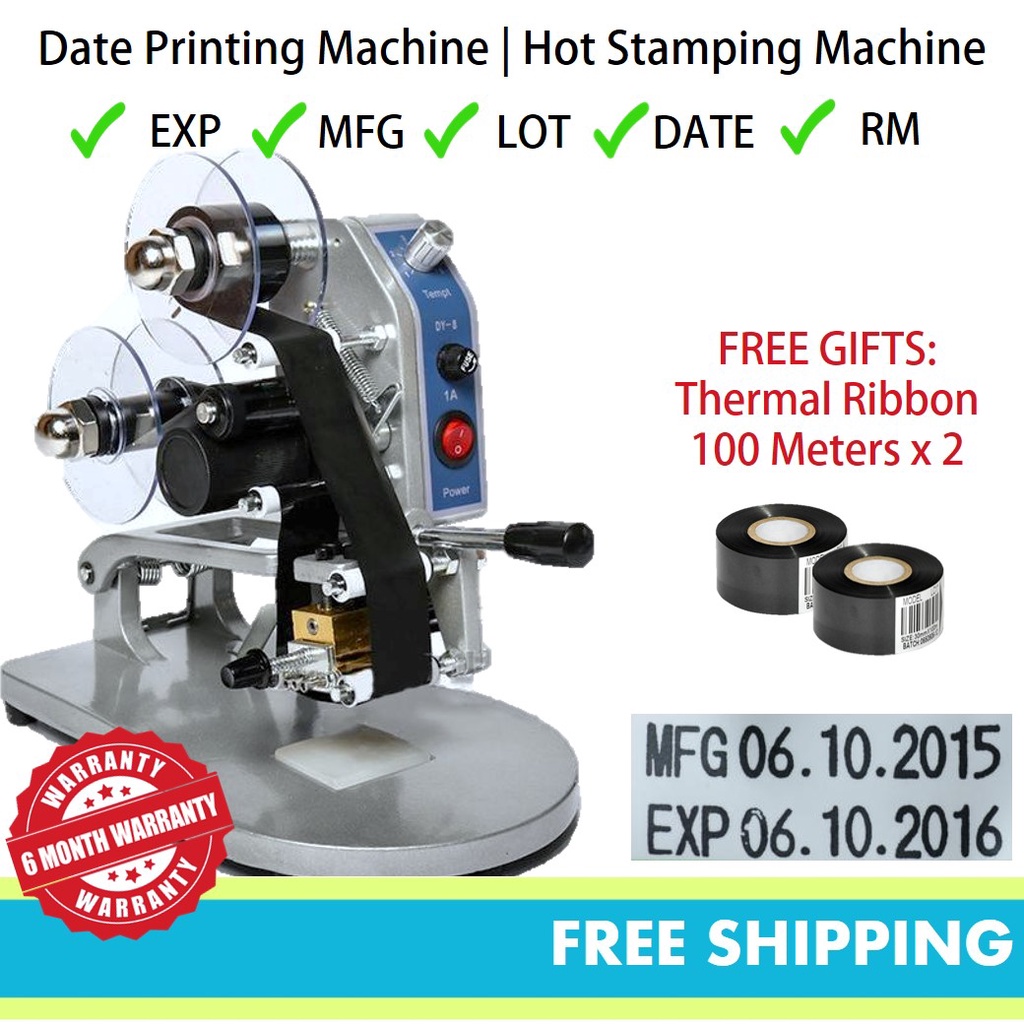 Expired Date Machine | Hot Stamp Machine | Coding Machine | Date ...