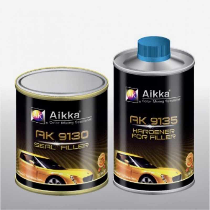 Aikka 9130 9135 Transparent Sealer & Hardener 1Set Primer Besi