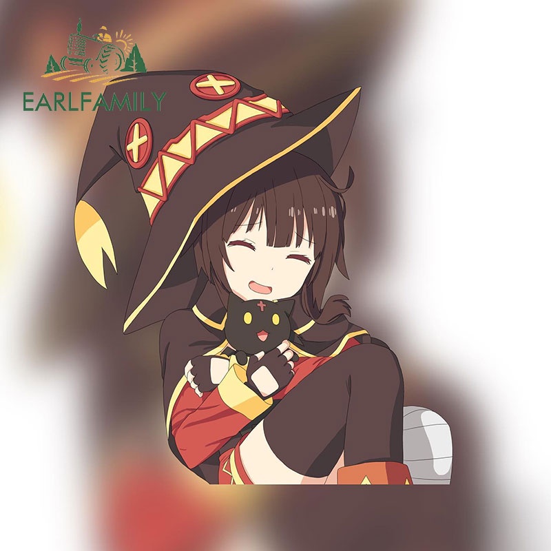 EARLFAMILY 13cm x 11.9cm for Megumin Car Stickers Surfboard Windows ...