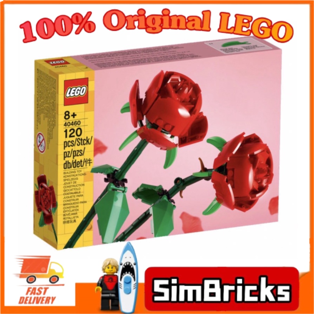 (SimBricks) LEGO 40460 Roses Shopee Malaysia