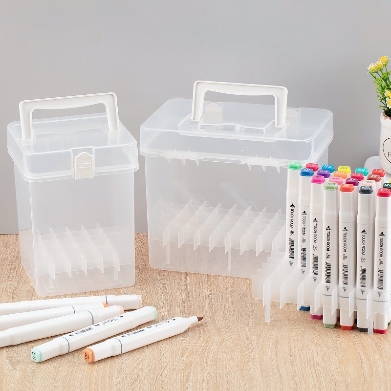 Double Head Art Maker Pen Set with Box Design Double Head Brush Pen ...