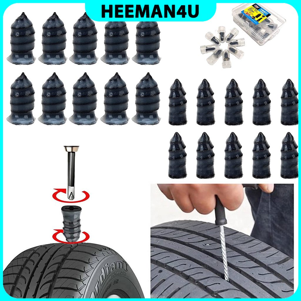 Heeman4u Tyre Repair Nail Kit Glue Free Repair Tire Rubber Nail Tyre Repair For Car Bicycle