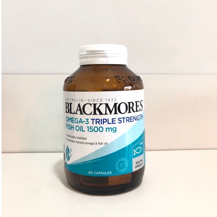 Blackmores Omega3 Triple Strength Fish Oil 1500mg Benefits for Heart, Brain, Joint and Eye
