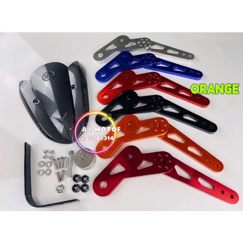 CNC ALLOY SPLASH GUARD CARBON YAMAHA Y15ZR Y16ZR LC135 FZ150 SRL110
