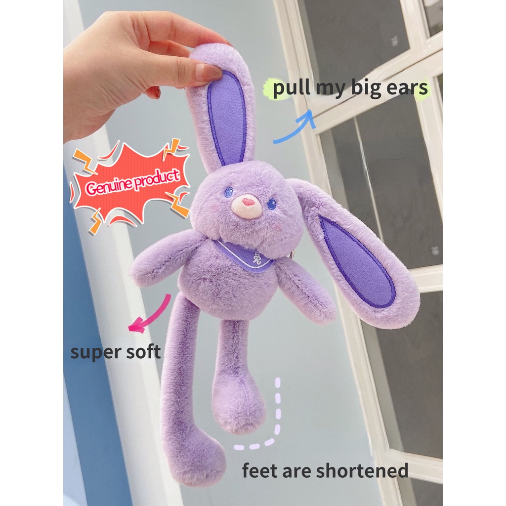 New Year's toy Rabbit Year of Darjeela ears Bunny mini telescopic long ...