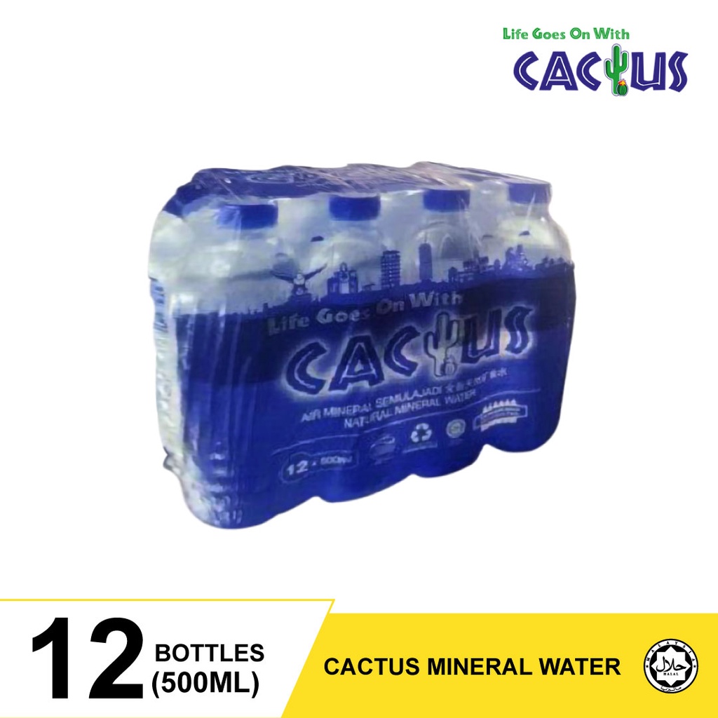 Cactus Mineral Water (500ml x 12) - 1 Carton | Shopee Malaysia