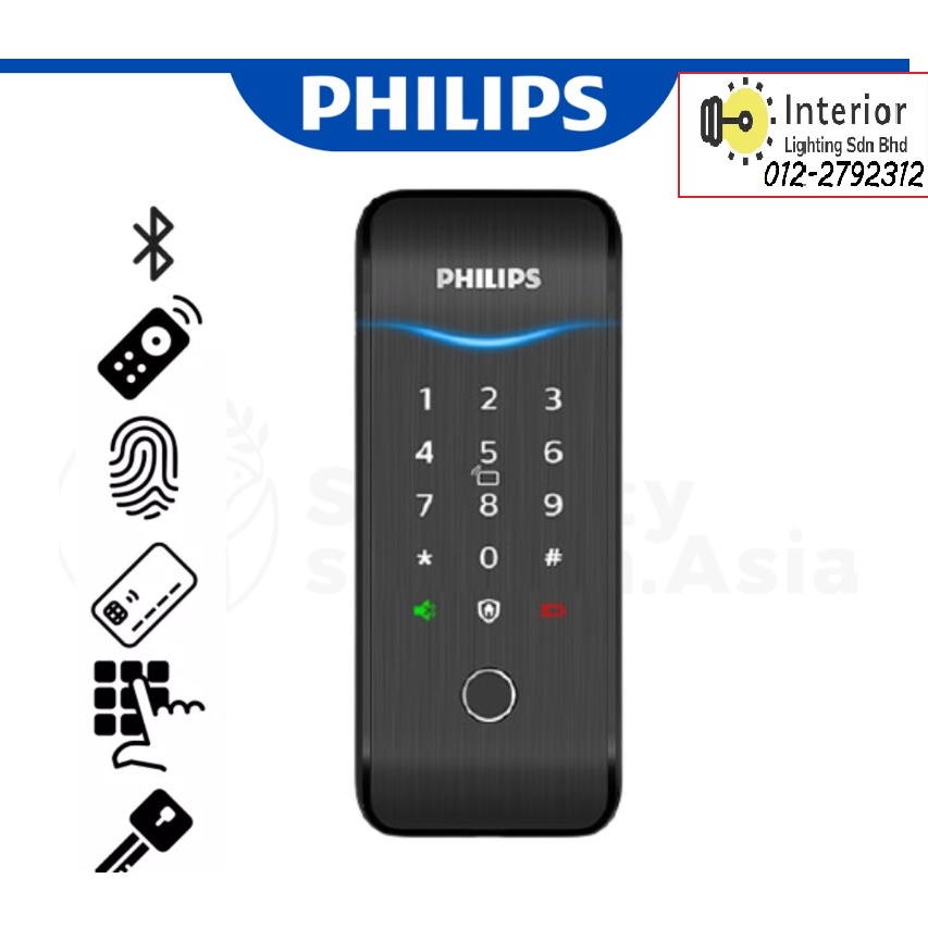 PHILIPS Easy Key 515K Rim Lock | PHILIPS Digital Door Lock ...
