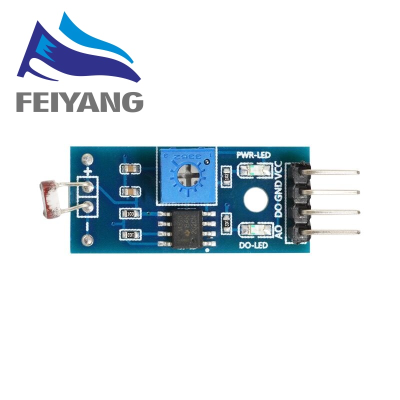 LM393 4pin Optical Sensitive Resistance Light Detection Photosensitive