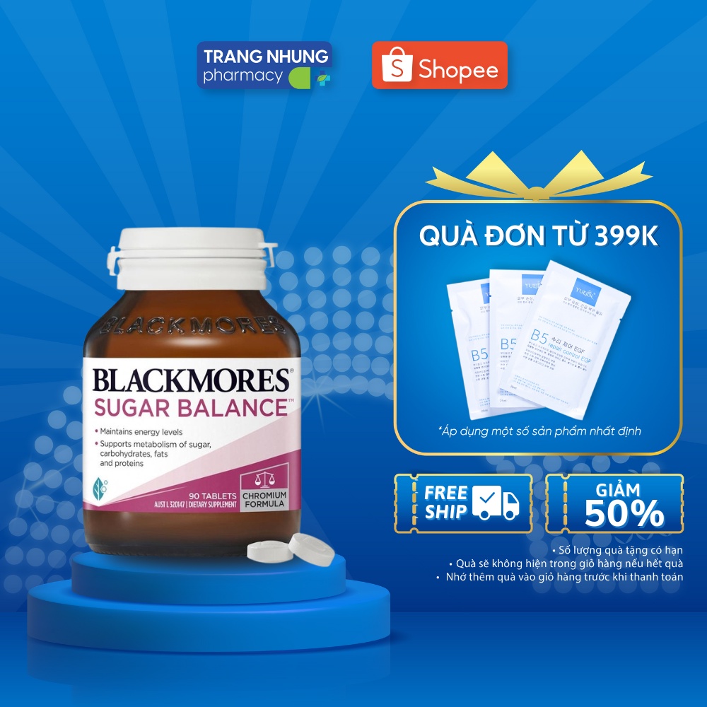 Sugar Balance Blackmores Blood Sugar Balance Balancing Tablets, 90 ...