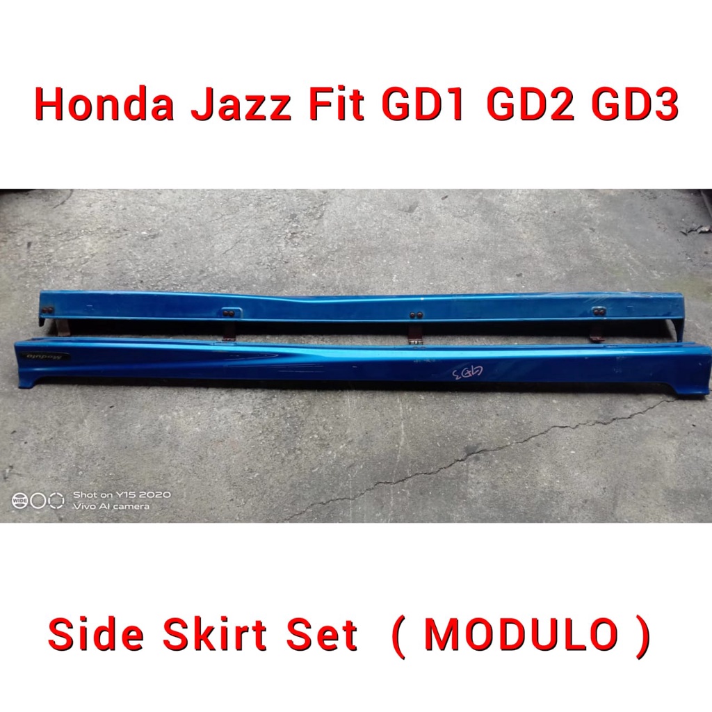 Honda Jazz Fit GD1 GD2 GD3 Side Skirt Set ( Modulo ) / Side Panel