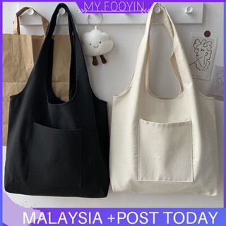 Fashion Canvas Bag-Free Name-Shoulder Bag -Personalised Canvas  Bag-personalised gift-Hadiah Birthday Wanita-Students Bag