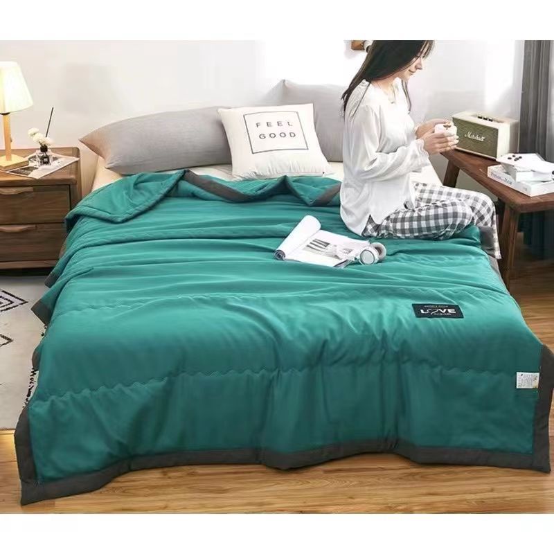 Summer Quilt Hotel Style Blanket 100cotton Soft Material Single / King