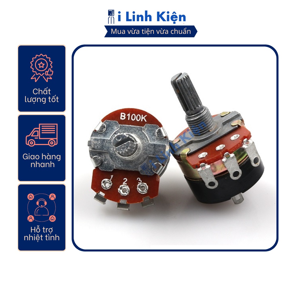 Good quality WH138-1 B100K switch potentiometer | Shopee Malaysia