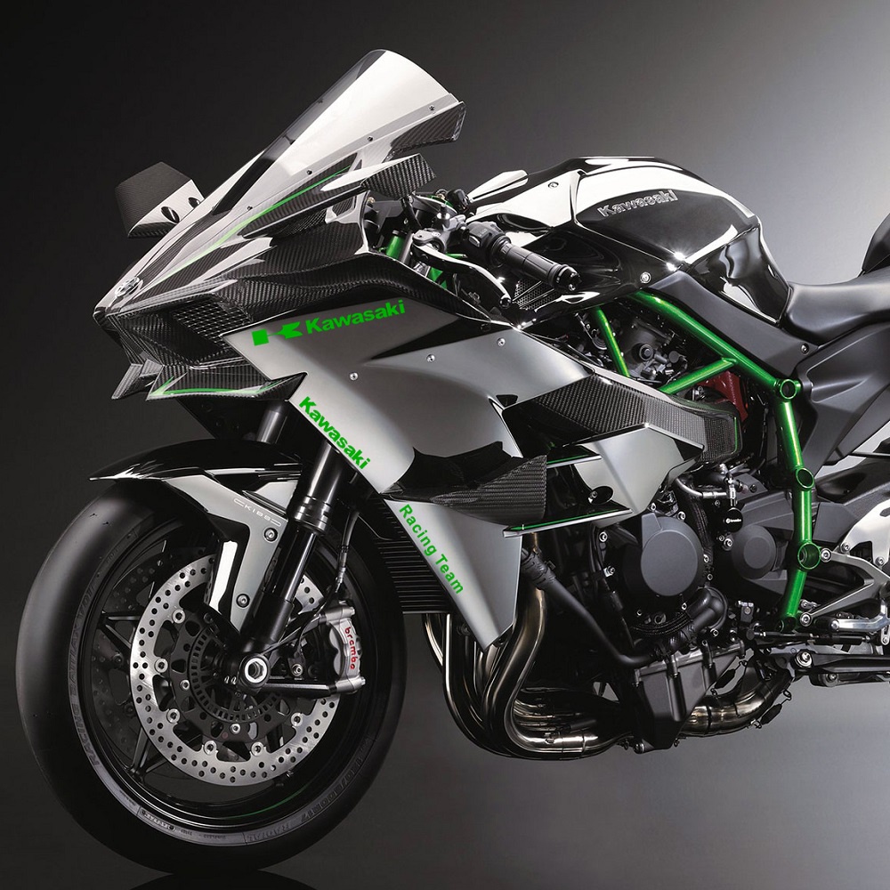 Kawasaki Reflective Motorcycle Body Decorative Sticker Waterproof