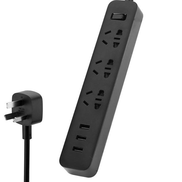 SMART POWERSTRIP PLUG POWERS STRIP CHARGER 3 USB PORTS + 3 PLUGS ...