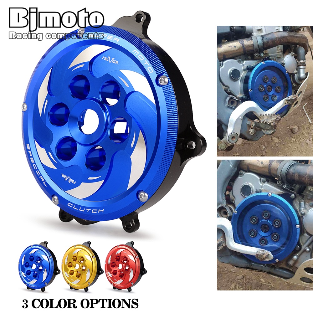 Motorcycle Engine Clear Clutch Cover Case Guards for Suzuki DRZ 400 S E