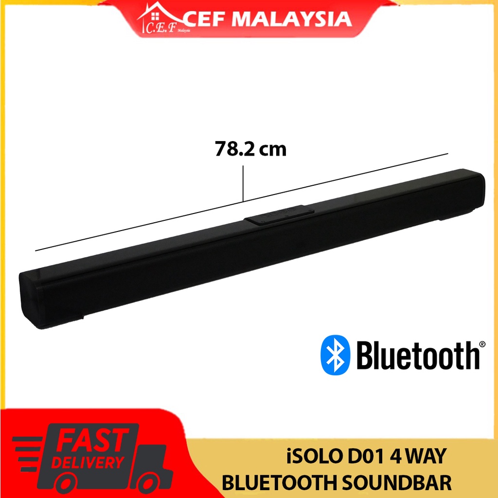 BOSEBT BLUETOOTH 5.0 SOUNDBAR WITH 4 SPEAKERS / WIRELESS SOUNDBAR ...