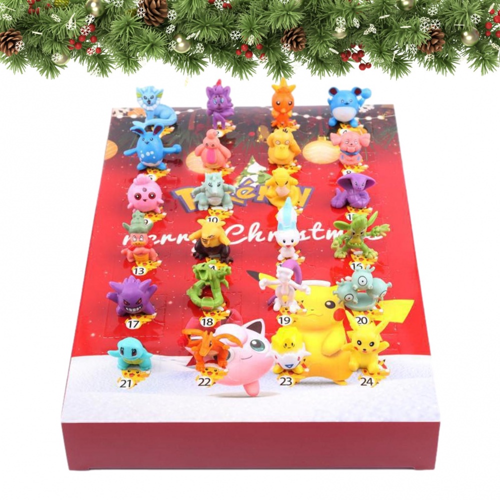 2024 Christmas Advent Calendar Pokemon Holiday Advent Calendar 24PCS