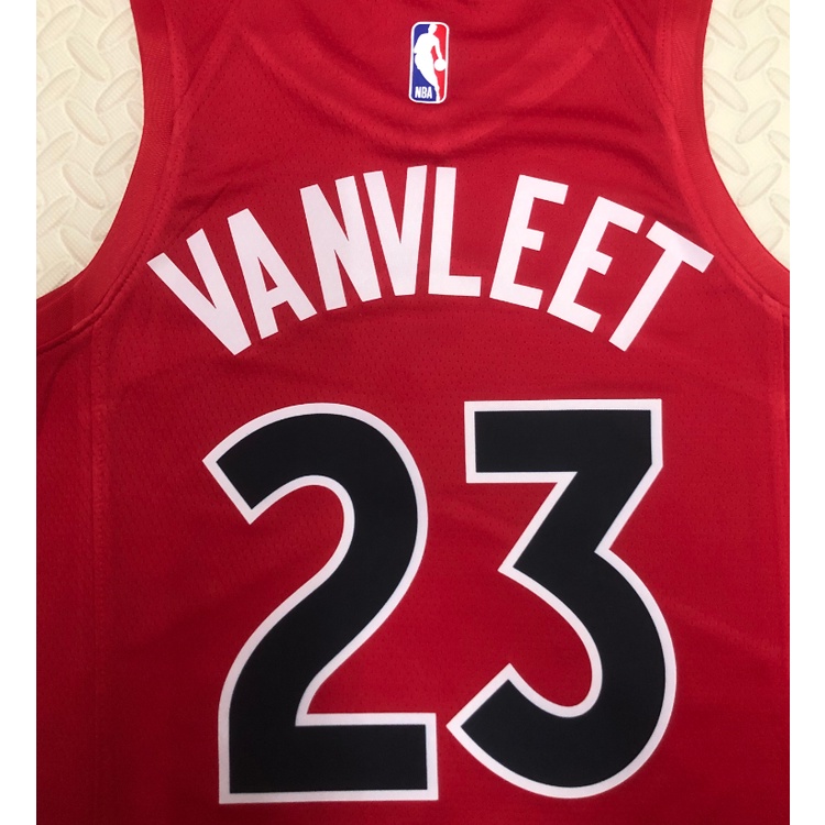 US$ 26.00 - 22-23 RAPTORS VANVLEET #23 Black red Top Quality Hot Pressing  NBA Jersey (Trapeze Edition) - m.