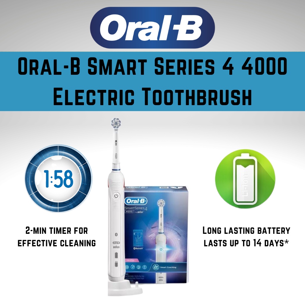 Oral-B Smart Series 4 4000 Electric Toothbrush | Shopee Malaysia