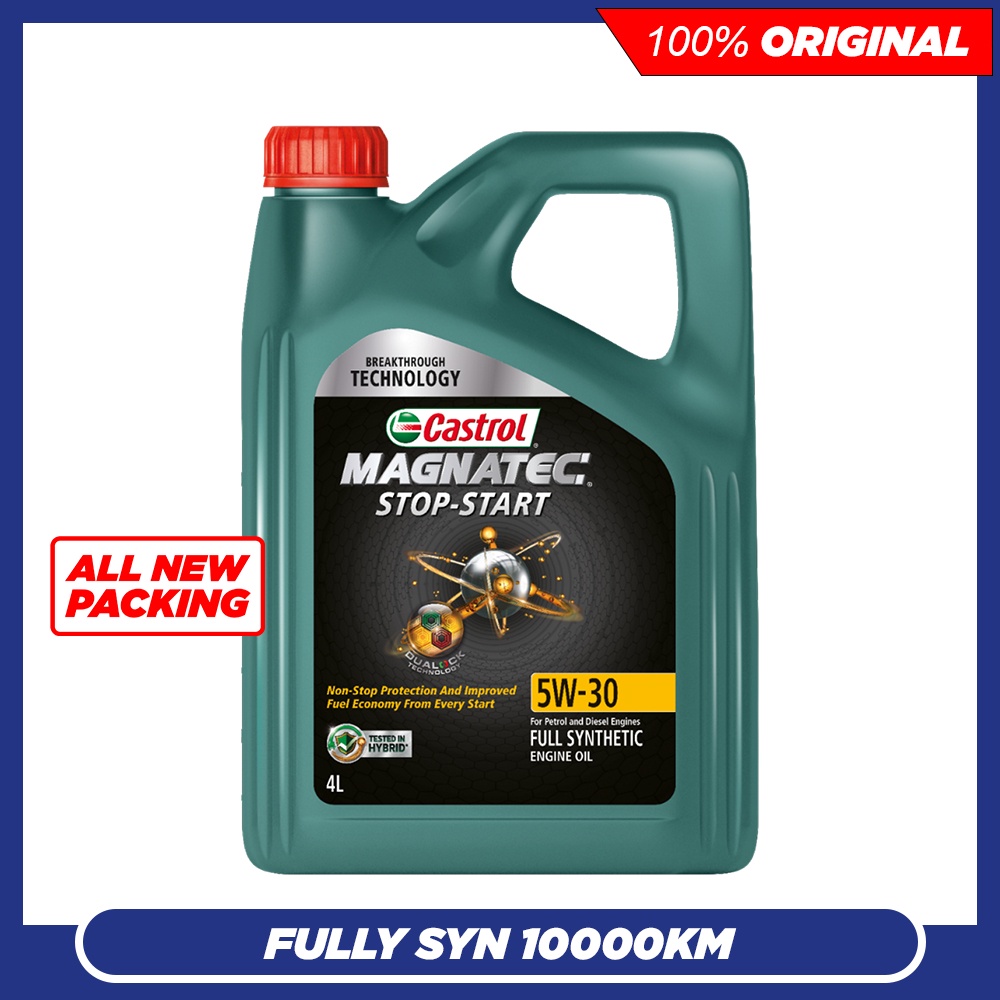 Castrol Magnatec Stop-Start 5W30 Fully Synthetic Engine Oil (4L) 10000KM  5W-30
