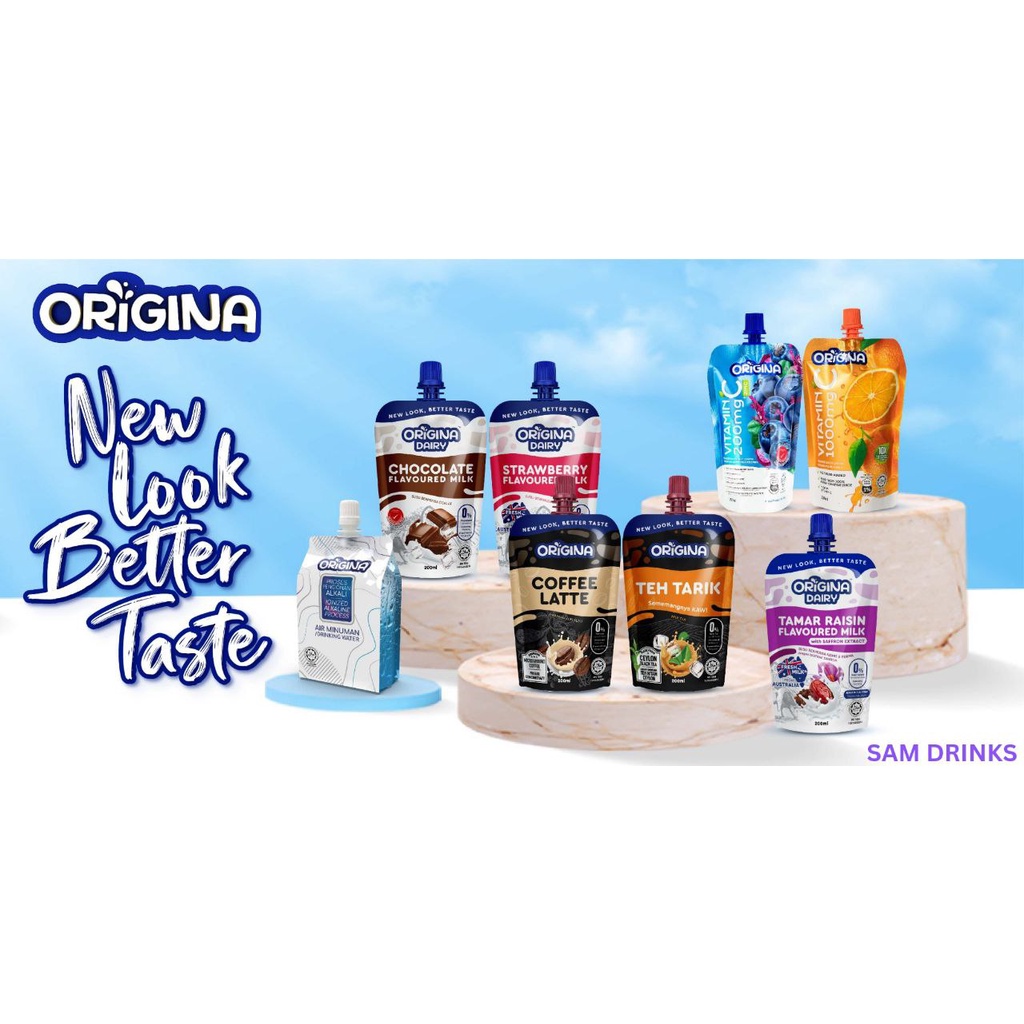 Origina Dairy Mil Assorted Flavour 200ml Shopee Malaysia