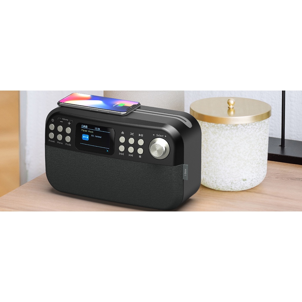 Ibox shuffle Home Audio HiFi System with Bluetooth, DAB/DAB+ Radio, FM