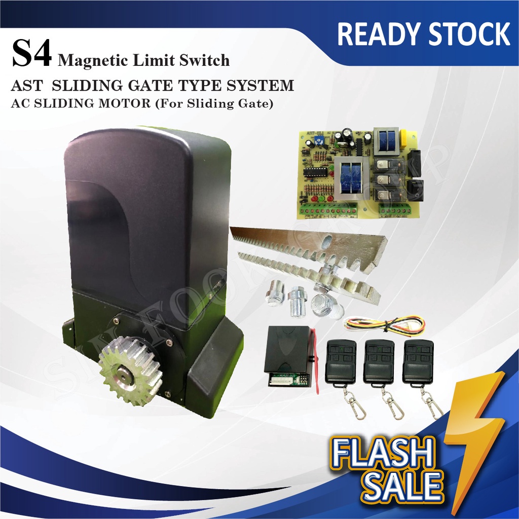 AC SLIDING MAGNETIC TYPE AUTO GATE SYSTEM (1500KG) | Shopee Malaysia
