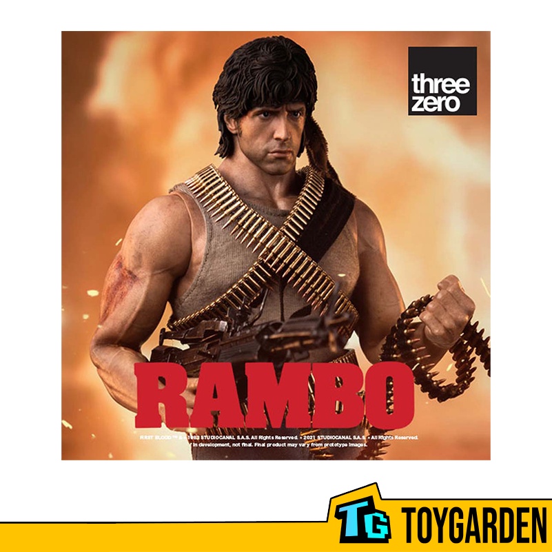ThreeZero Rambo: First Blood - 1/6 John Rambo (3Z-0288) | Shopee Malaysia