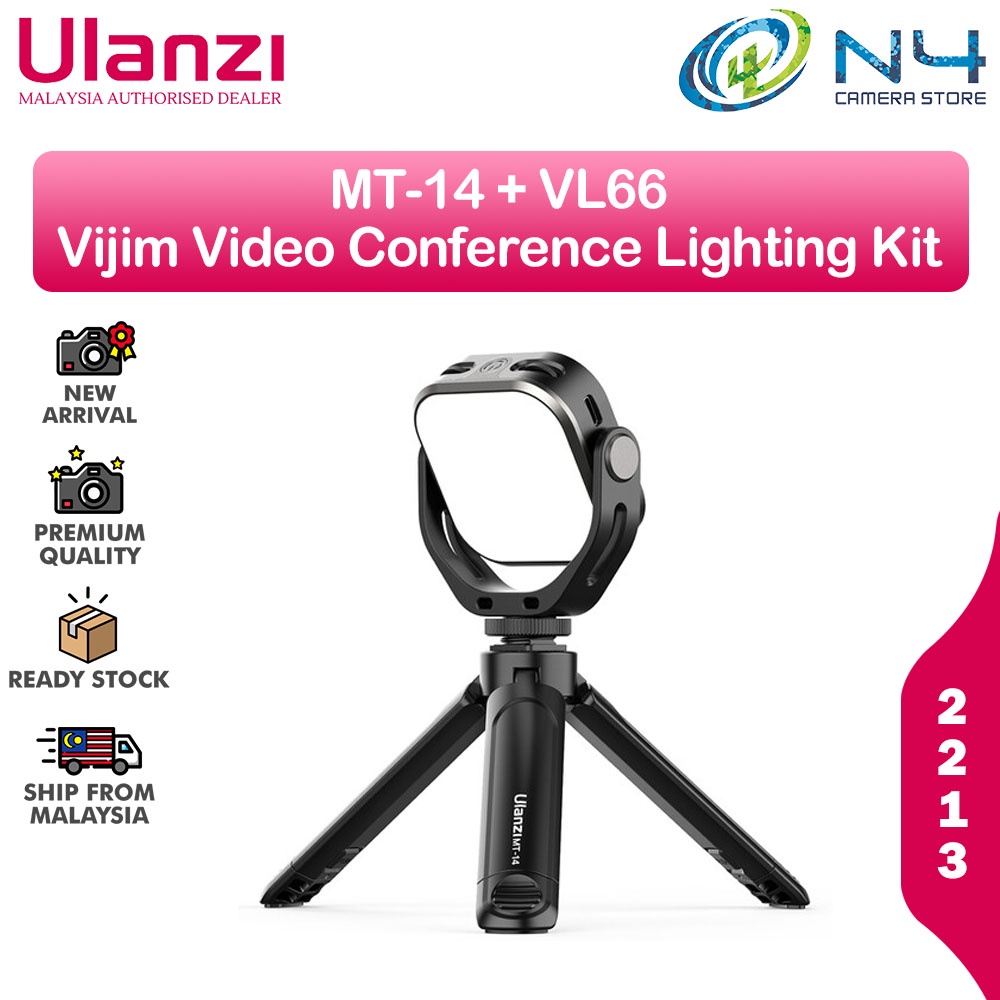 Ulanzi Vijim Video Conference Lighting Kit with 360 Degree Rotatable