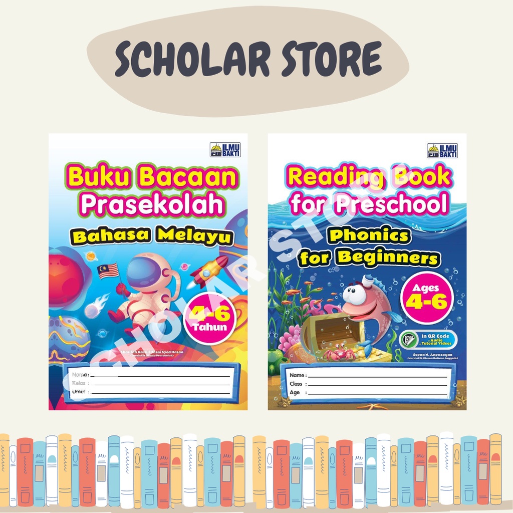 [SCHOLARSTORE] BUKU BACAAN PRASEKOLAH BAHASA MELAYU & READING BOOK FOR ...