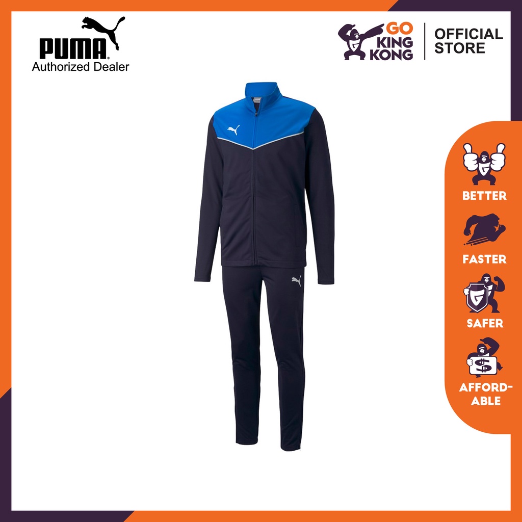 PUMA individualRISE Tracksuit Electric Blue Lemonade Peacoat 65753402 100 AUTHENTIC Shopee Malaysia