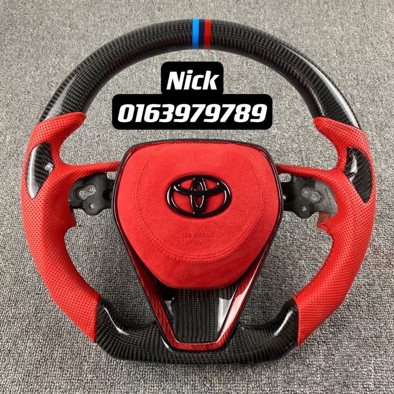 Toyota Corolla Cross Carbon fiber steering wheel Shopee Malaysia